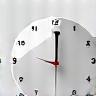 Clock with spinning hands indicating wasted time
